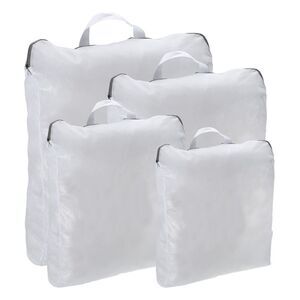 1 set Portable Laundry Bags Laundry Hamper White